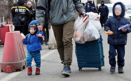 Ucraina, i primi arrivi di profughi in Italia