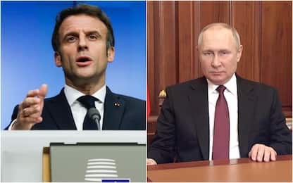 Macron: Putin deve fermare la guerra e tornare al tavolo dei negoziati