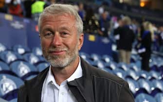 PORTO, PORTUGAL - MAY 29: Roman Abramovich, owner of Chelsea smiles following his team's victory during the UEFA Champions League Final between Manchester City and Chelsea FC at Estadio do Dragao on May 29, 2021 in Porto, Portugal. (Photo by Alexander Hassenstein - UEFA/UEFA via Getty Images)