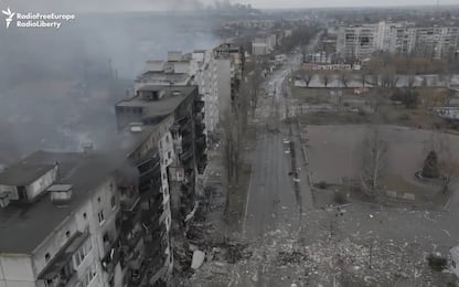 Guerra in Ucraina, le immagini di distruzione dal drone. VIDEO