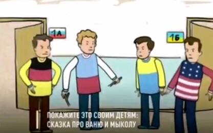 Guerra in Ucraina, propaganda russa nel cartone animato per bambini