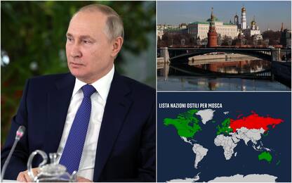 Guerra Ucraina, Mosca stila lista di "Paesi ostili": quali sono