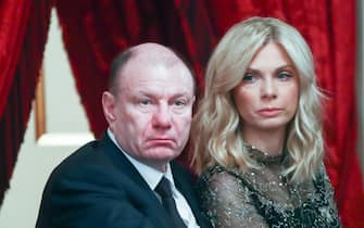 MOSCOW, RUSSIA - DECEMBER 27, 2018: Nornickel General Director and Co-Owner Vladimir Potanin (L) and his wife Yekaterina attend a gala event to mark the upcoming New Year 2019 at the Bolshoi Theatre. Valery Sharifulin/TASS (Photo by Valery Sharifulin\TASS via Getty Images)