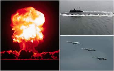 Nucleare esplosione aerei sottomarino