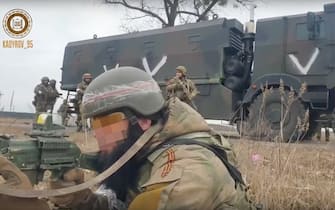 soldato ceceno in ucraina