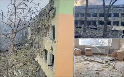 Guerra Ucraina, Kiev: bombardato ospedale pediatrico a Mariupol. FOTO