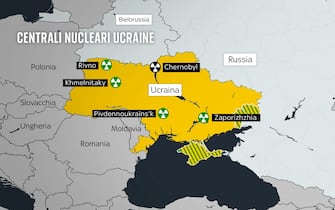 Le centrali nucleari in Ucraina