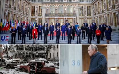 Guerra Ucraina, summit Ue a Versailles. Macron: "Sono pessimista"