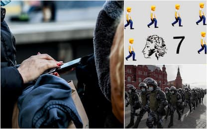 Russia, manifestanti usano emoji e simboli per sfuggire agli arresti