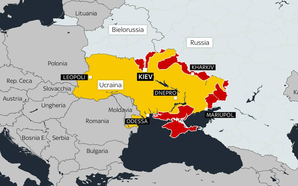 guerra russia ucraina mappa live