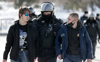 Gli arresti in Russia per le manifestazioni pro Ucraina