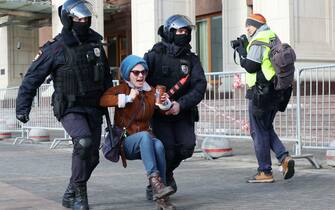 Gli arresti in Russia per le manifestazioni pro Ucraina