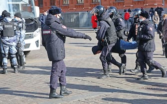 Gli arresti in Russia per le manifestazioni pro Ucraina