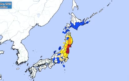 Giappone, terremoto 7.3 al largo di Fukushima. VIDEO