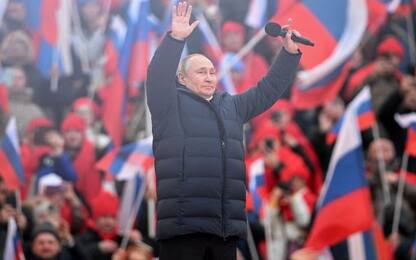 Il discorso di Putin alla Nazione dallo stadio Luzhniki di Mosca. FOTO