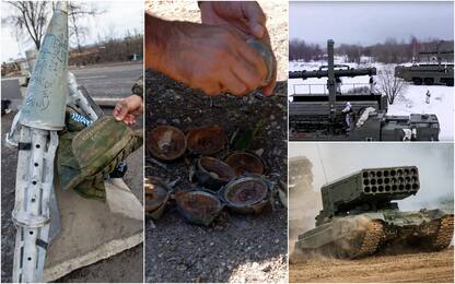 Ucraina, dalle bombe a grappolo alle termobariche: le armi di Mosca