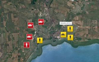 cartina di Mariupol 