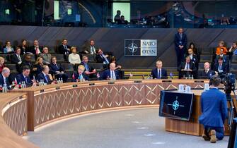 SIPA/01066249/000012 NATO Secretary General Jens Stoltenberg officially opens the meeting