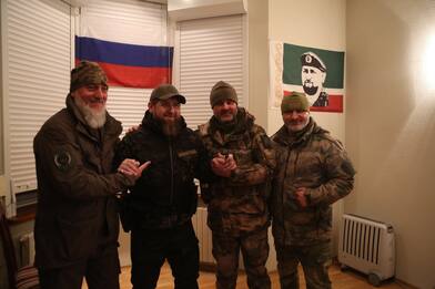 Media ceceni: il leader Ramzan Kadyrov è in Ucraina