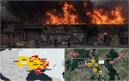 Guerra Ucraina, la mappa dell'attacco: i russi puntano Mariupol