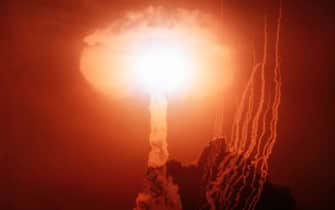 L'esplosione di una bomba atomica
