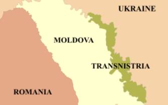 mappa della Transnistria