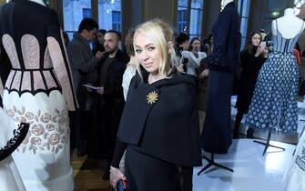 attends the Ulyana Sergeenko Presentation as part of Paris Fashion Week - Haute Couture Spring Summer 2018 show as part of Paris Fashion Week on January 23, 2018 in Paris, France.