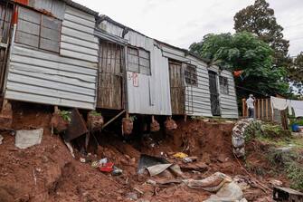 Case distrutte dalle inondazioni