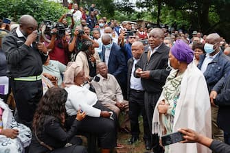 President Ramaphosa visits the areas affected by the floods