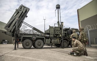 Soldiers of 7 Air Defence Group demonstrate the new Sky Sabre CAMM anti aircraft missile system, one of the most advanced systems in the world and which is being deployed to Poland along with elements from the air defence unit to defend the airspace of the NATO ally.  

Material must be credited "The Times/News Licensing" unless otherwise agreed. 100% surcharge if not credited. Online rights need to be cleared separately. Strictly one time use only subject to agreement with News Licensing