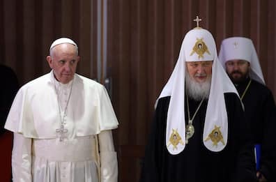 Papa Francesco, salta l'incontro con Kirill a Gerusalemme