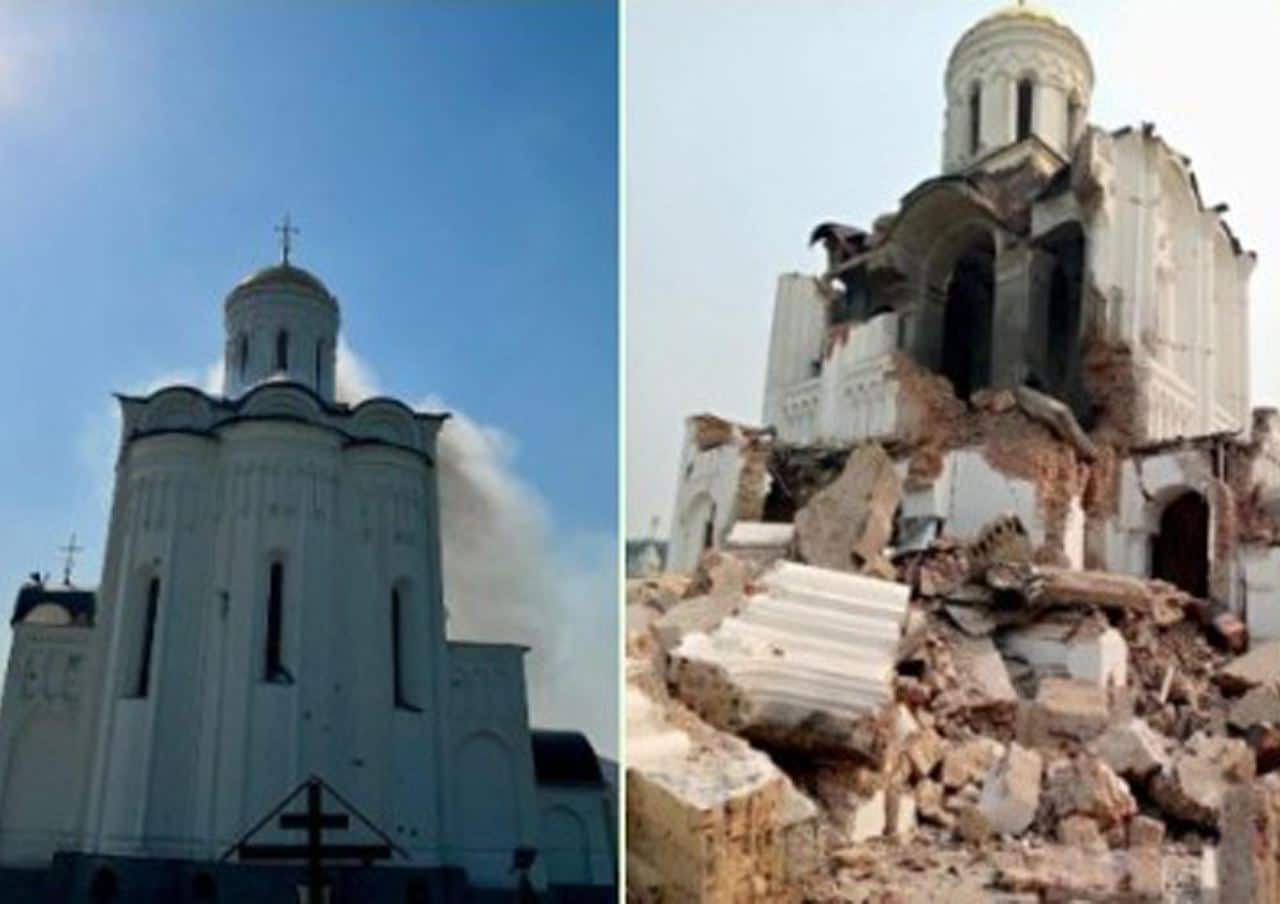 Il monastero bombardato