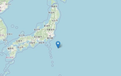 Terremoto, scossa di magnitudo 6 a largo coste Giappone