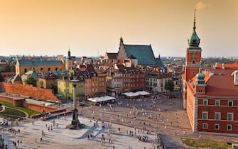 Castle Square. Old town. Warsaw