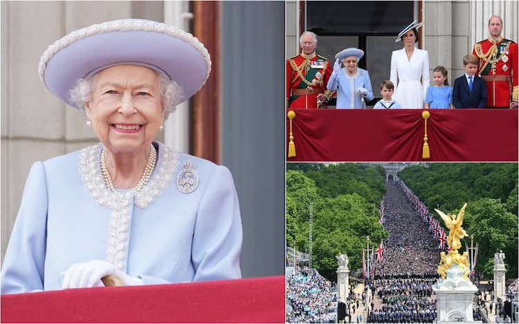 Giubileo Regina Elisabetta, Kate Middleton al Trooping the Colour con gli  orecchini di Lady Diana