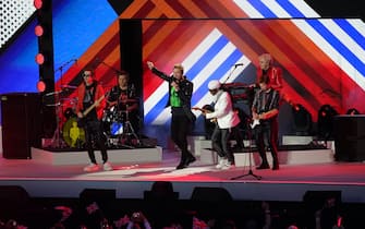 Duran Duran and Niles Rodgers performing during the Platinum Party at the Palace in front of Buckingham Palace, London, on day three of the Platinum Jubilee celebrations for Queen Elizabeth II. Picture date: Saturday June 4, 2022. (Photo by Steve Parsons/PA Images via Getty Images)