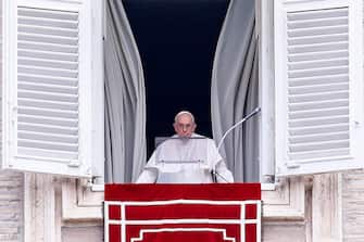 Pope Francis leads the Regina Coeli prayer in Saint Peter's Basilica at the Vatican City, 05 June 2022. ANSA / FABIO FRUSTACI