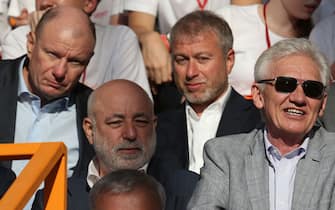 SOCHI, RUSSIA - JULY, 21 (RUSSIA OUT) Russian billionaires and businessmen (LR): Vladimir Potanin, Viktor Vekselberg, Roman Abramovich and Gennady Timchenko seen while visiting the Sirius education center for gifted children in Sochi, Russia, July, 19, 2016 . Vladimir Putin said the latest report on doping among Russian athletes lacked substance and was highly political The Russian president said officials named in the report will be temporarily suspended, but he asked the World Anti Doping agency to back up its claims with more “objective 