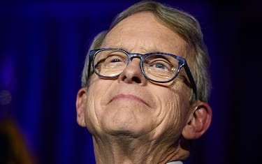 COLUMBUS, OH - NOVEMBER 06: Republican Gubernatorial-elect Ohio Attorney General Mike DeWine gives his victory speech after winning the Ohio gubernatorial race at the Ohio Republican Party's election night party at the Sheraton Capitol Square on November 6, 2018 in Columbus, Ohio. DeWine defeated Democratic Gubernatorial Candidate Richard Cordray to win the Ohio governorship. (Photo by Justin Merriman/Getty Images)