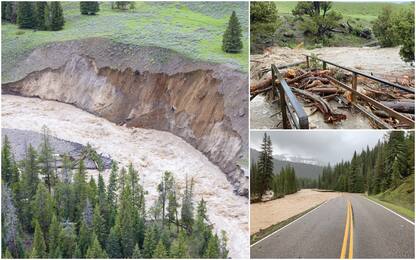 Yellowstone, inondazioni per crisi climatica: viaggio nel parco chiuso