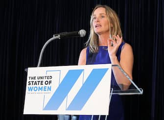 WASHINGTON, DC - JUNE 13:  Kathleen Biden speaks at The United State of Women Reception hosted by Civic Nation at Hay-Adams Hotel on June 13, 2016 in Washington, DC.  (Photo by Paul Morigi/Getty Images)