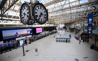 Train strike in the UK