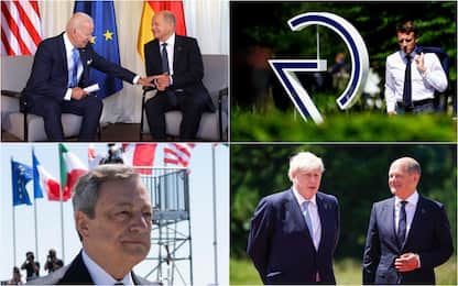 G7: unità contro Mosca, ma divisioni su gas. Draghi: basta dipendenza