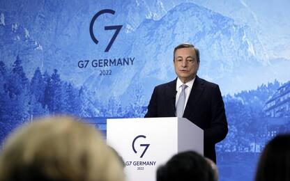 G7, Draghi: "Pronti a sostenere Kiev per tutto il tempo necessario"