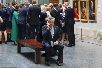 Visita e cena dei leader Nato al museo Prado di Madrid. LE FOTO