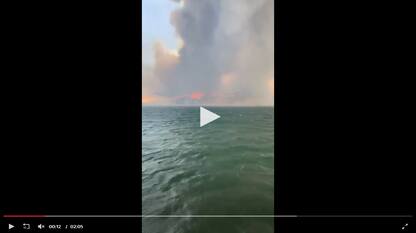 Incendi in Francia, le fiamme arrivano al mare. VIDEO