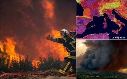 Incendi in Europa: bruciano Francia, Spagna e Italia