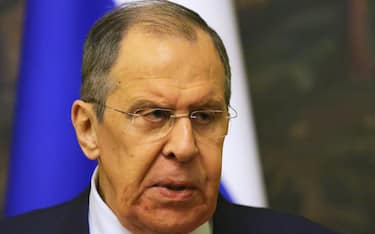 Russian Foreign Minister Sergei Lavrov in Moscow, Russia, 04 July 2022.  ANSA/EVGENIA NOVOZHENINA/POOL
