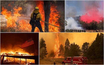 Incendi, l’Oak Fire cresce e minaccia lo Yosemite National Park. FOTO