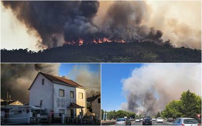 Incendi, Portogallo e Francia ancora colpiti da grandi roghi. FOTO